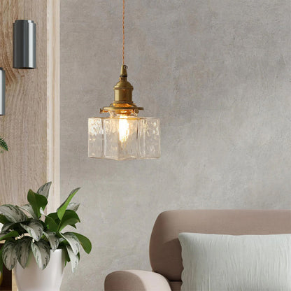 Luxury Metal and Glass Hanging Lamp
