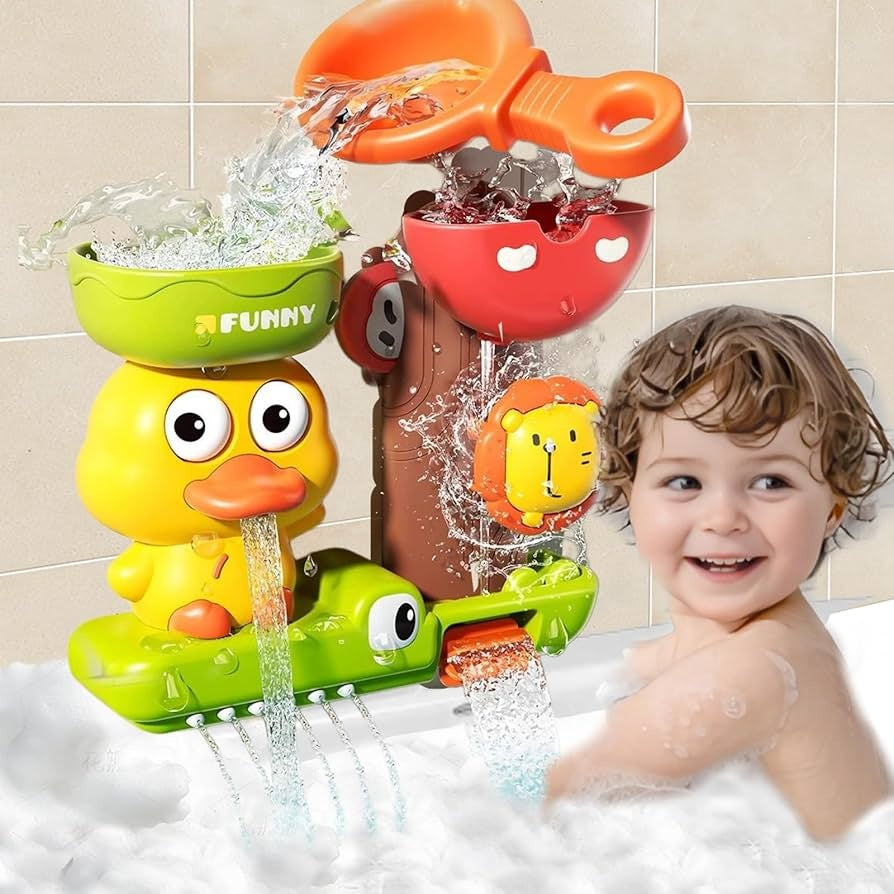 Colorful Bath Toys for Kids with Spin Action - Pexav