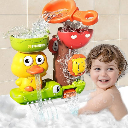 Colorful Bath Toys for Kids with Spin Action - Pexav