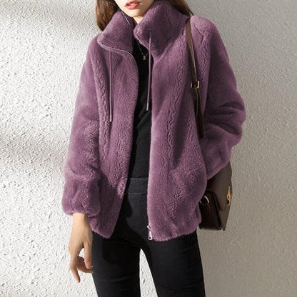 Warm Faux Fur Padded Winter Jacket - Pexav
