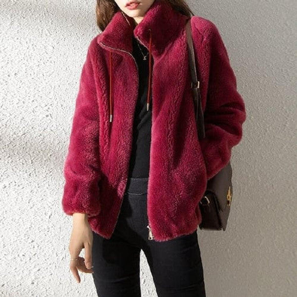 Warm Faux Fur Padded Winter Jacket