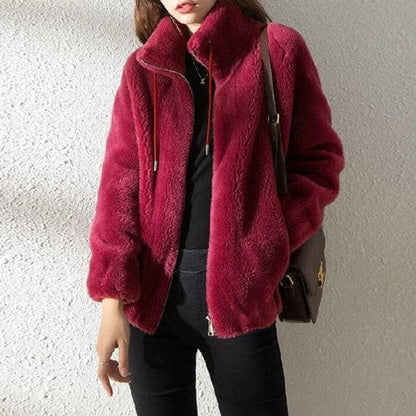 Warm Faux Fur Padded Winter Jacket
