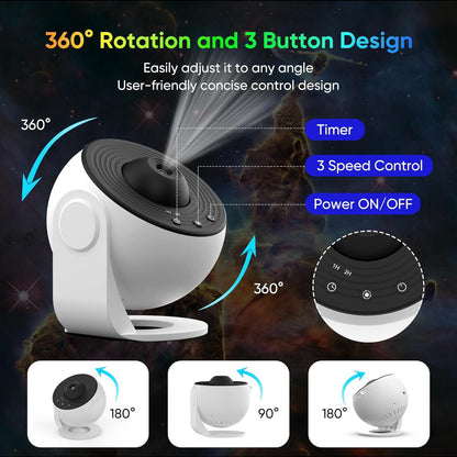Calming Night Sky Projector for Home Relaxation