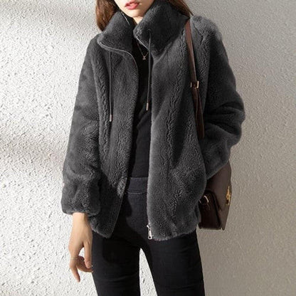 Warm Faux Fur Padded Winter Jacket