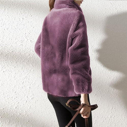 Warm Faux Fur Padded Winter Jacket