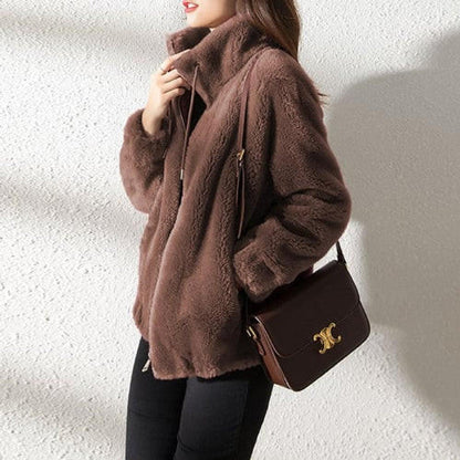 Warm Faux Fur Padded Winter Jacket