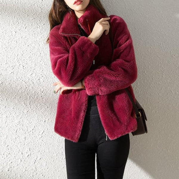 Warm Faux Fur Padded Winter Jacket