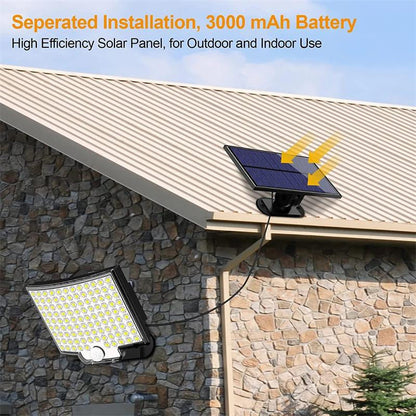 Bright Solar Powered Motion Sensor Outdoor Light - Pexav