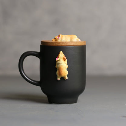 Fun Dog 3D Ceramic Coffee Mugs