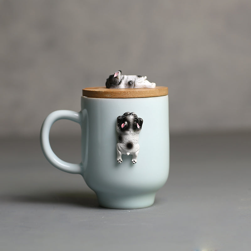 Fun Dog 3D Ceramic Coffee Mugs