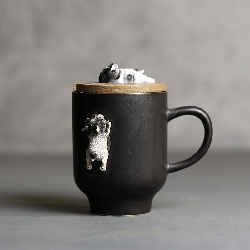 Fun Dog 3D Ceramic Coffee Mugs