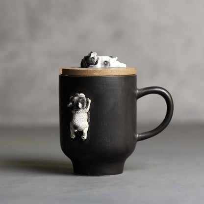 Fun Dog 3D Ceramic Coffee Mugs