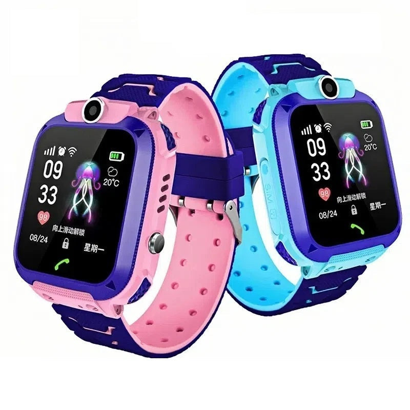 Children's GPS Watch with SOS, Water Resistance, Voice Call, and Fun Games - Pexav
