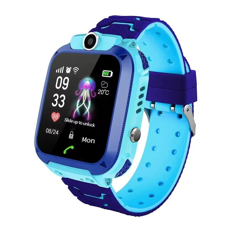 Children's GPS Watch with SOS, Water Resistance, Voice Call, and Fun Games