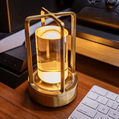 Classic Desk Lamp with USB Rechargeable LED Light