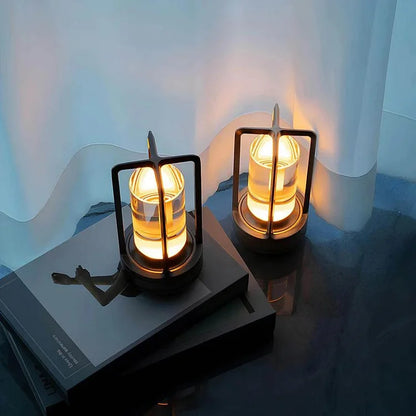 Classic Desk Lamp with USB Rechargeable LED Light