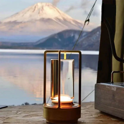 Classic Desk Lamp with USB Rechargeable LED Light