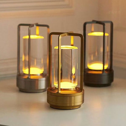 Classic Desk Lamp with USB Rechargeable LED Light