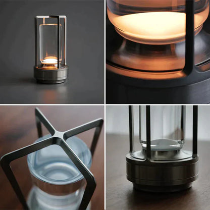 Classic Desk Lamp with USB Rechargeable LED Light