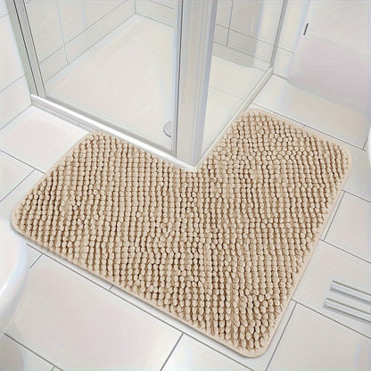 L-Shaped Corner Bath Mat – Non-Slip Absorbent Shower Mat for Modern Bathrooms – 40x40x80cm 7