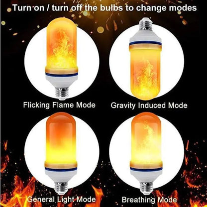 Warm Flickering LED Light Bulb