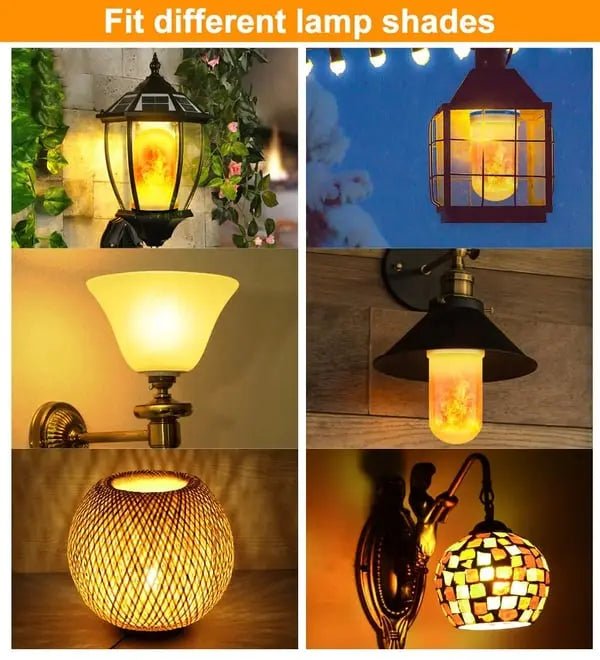Warm Flickering LED Light Bulb