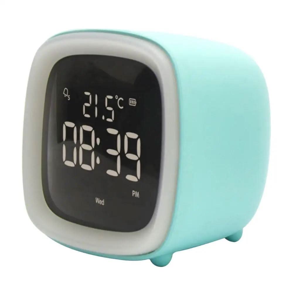 LED Children's Alarm Clock with Night Light – Gentle Wake-Up, Playful Star and Rabbit Design, Energy Efficient 10