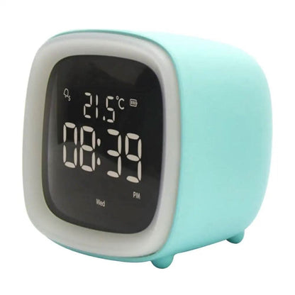 LED Children's Alarm Clock with Night Light – Gentle Wake-Up, Playful Star and Rabbit Design, Energy Efficient 10