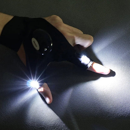 Waterproof LED Bike Gloves for Outdoor Activities