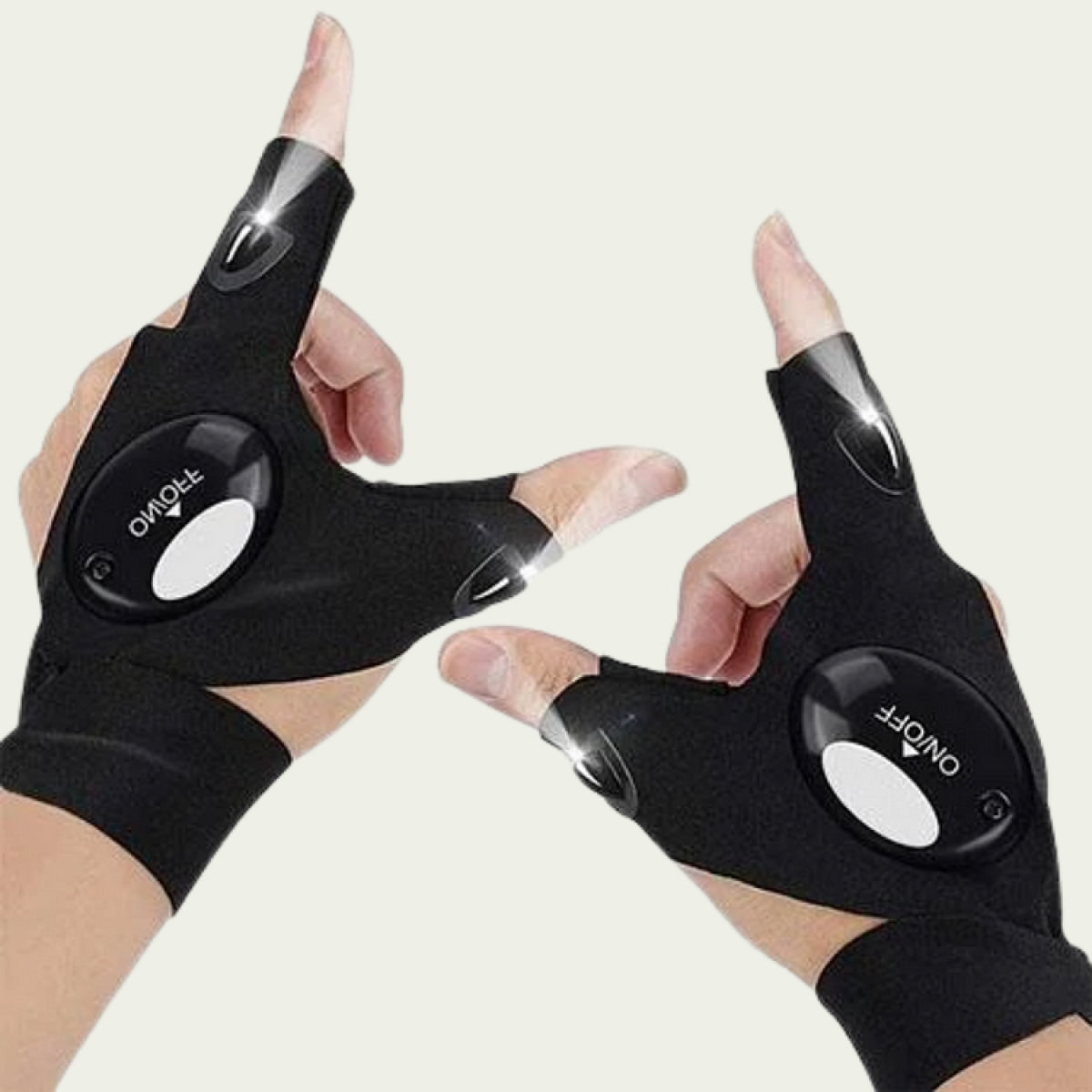 Waterproof LED Bike Gloves for Outdoor Activities