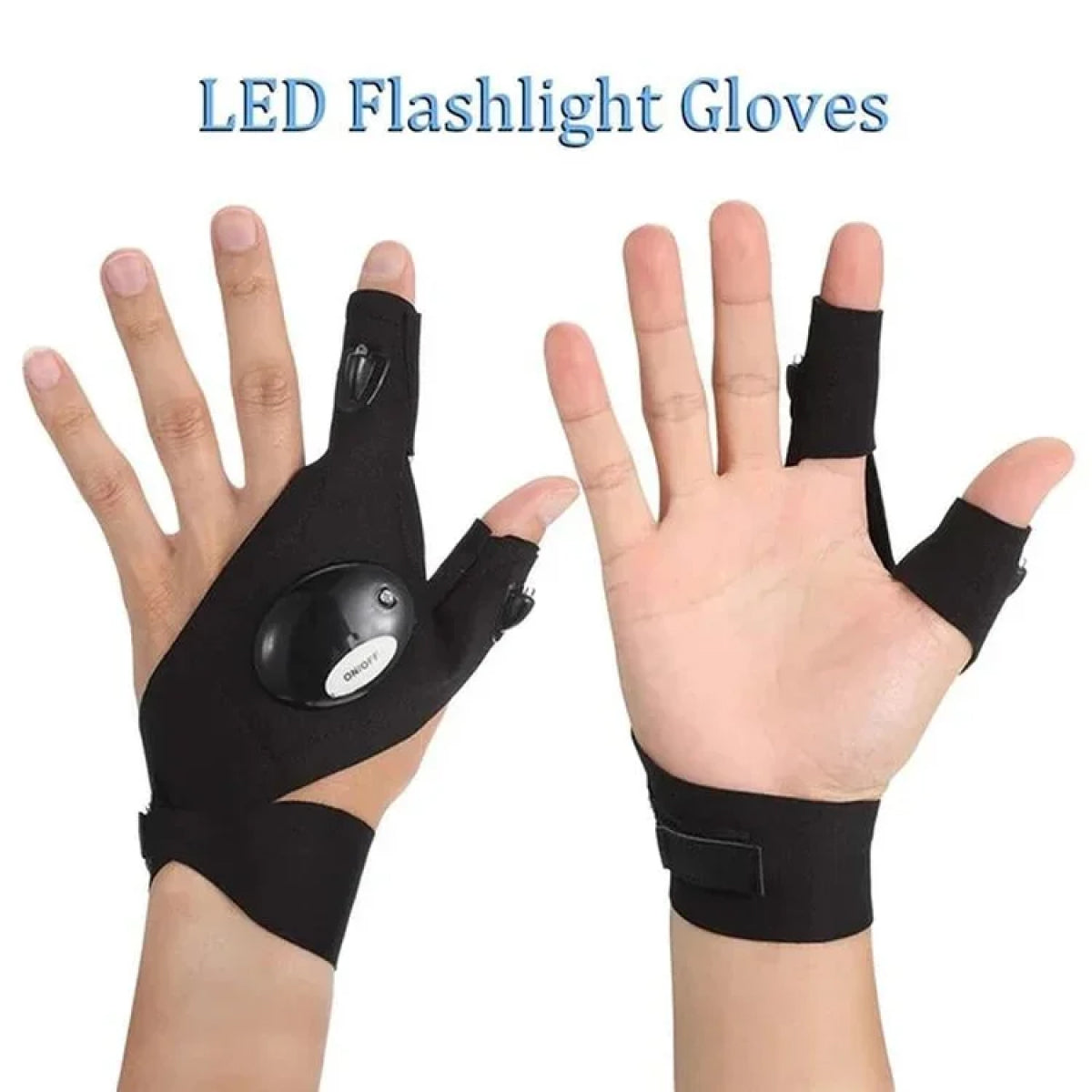 Waterproof LED Bike Gloves for Outdoor Activities