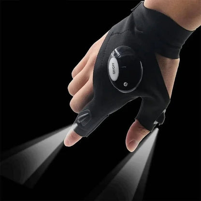 Waterproof LED Bike Gloves for Outdoor Activities