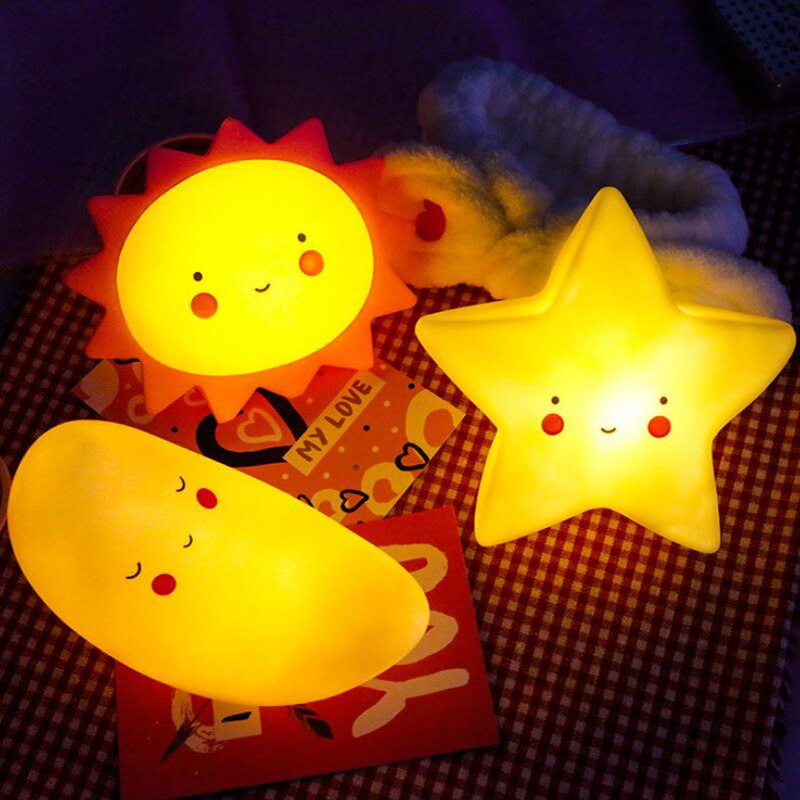 Colorful Child Night Lamp with Timer and Gentle Glow - Pexav