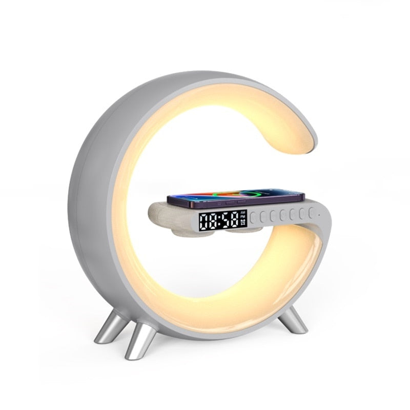 LED Smart Lamp with Wireless Charging, Bluetooth Speaker, and RGB Light Effects – 256 Modes and 16 Million Colors 8