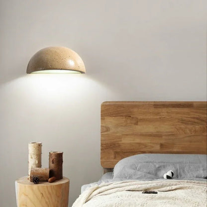LED Stone Wall Sconce - Handcrafted Ambient Wall Light for Living Room and Bedroom, Energy Efficient Decorative Lighting 4
