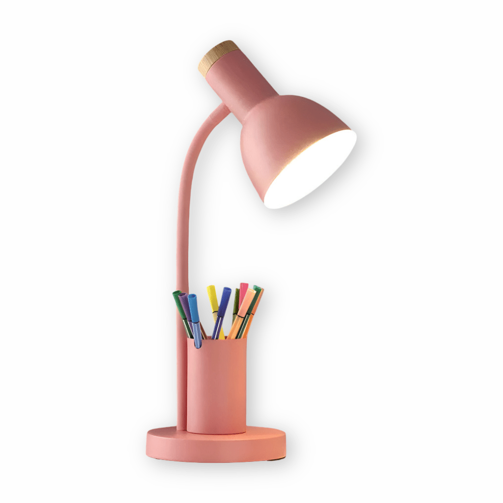 LED Table Lamp with Pen Holder and Adjustable Lighting – Modern Desk Lamp for Home and Office, Three Color Options 11
