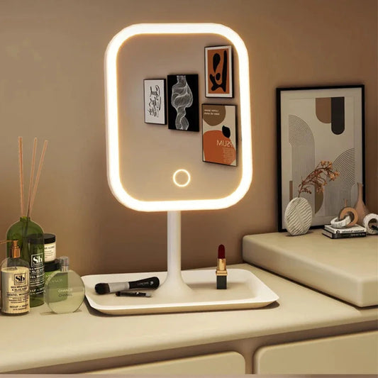 Bright LED Makeup Mirror with Adjustable Lighting - Pexav
