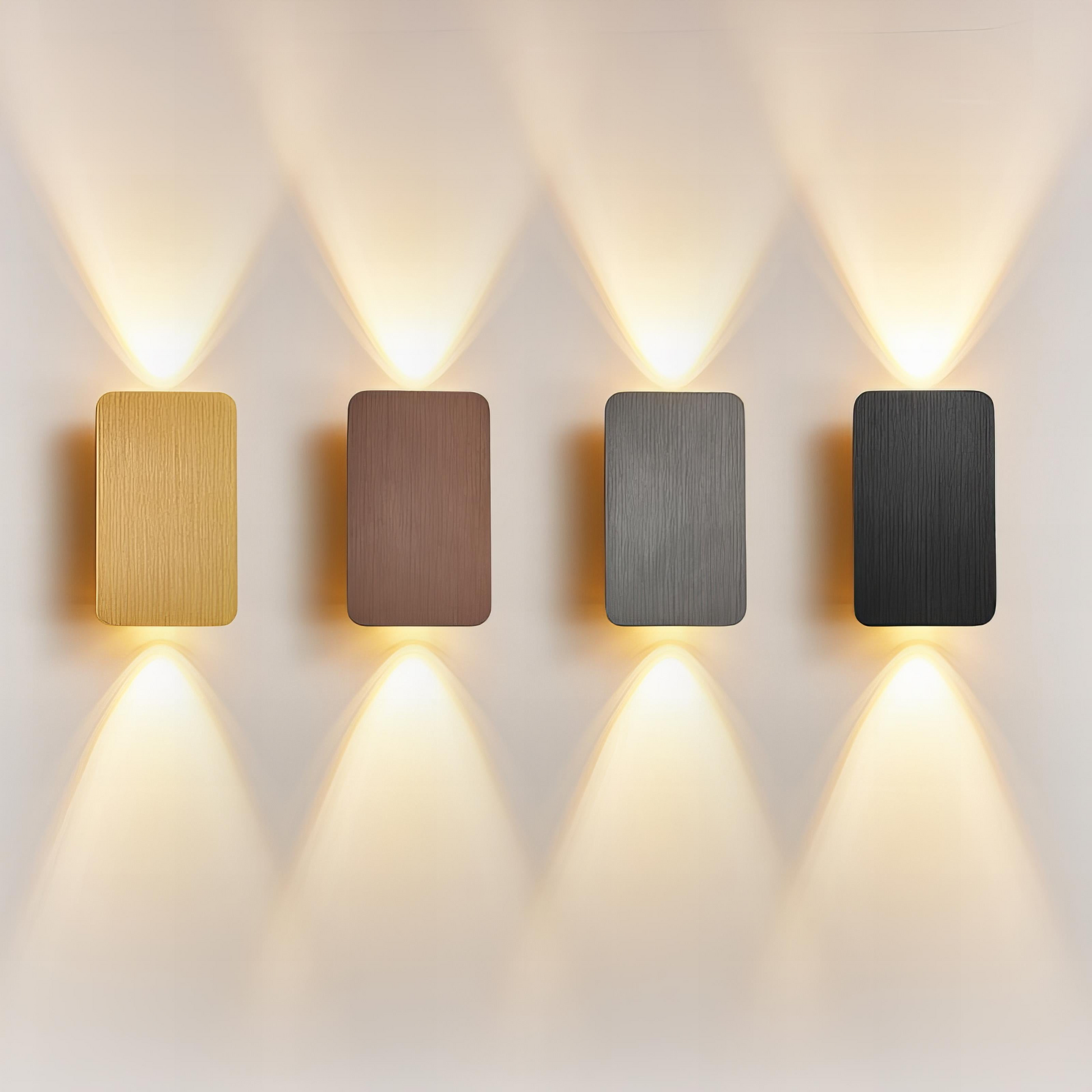 LED Wall Lamp in Minimalist Wood Design with Adjustable Warm and Cool White Light – Ideal for Living Rooms and Hallways 5