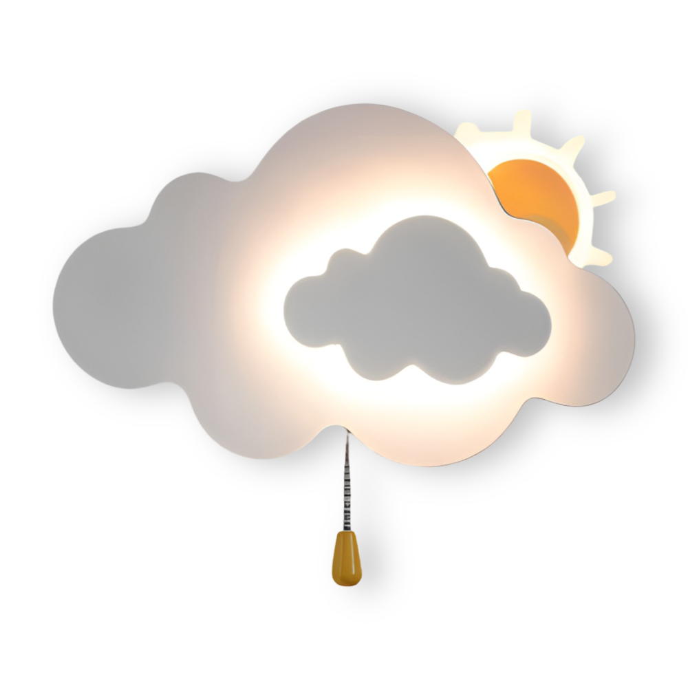 Colorful Kids Cloud Wall Lamp - Pexav