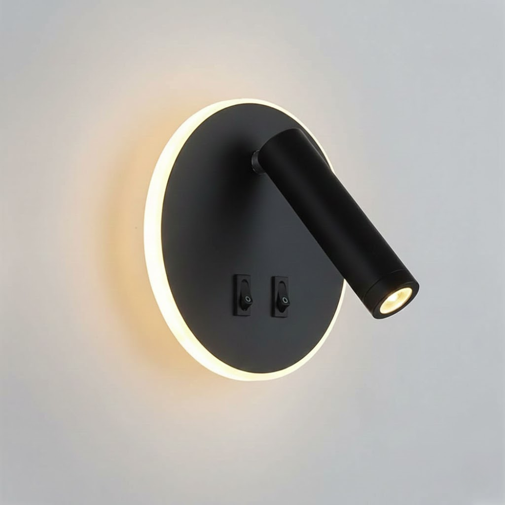 Sleek LED Rotating Wall Lamp with Adjustable Arm - Pexav