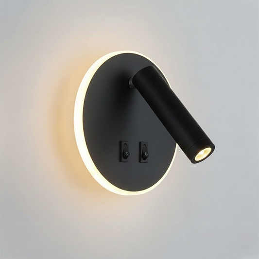 Sleek LED Rotating Wall Lamp with Adjustable Arm - Pexav
