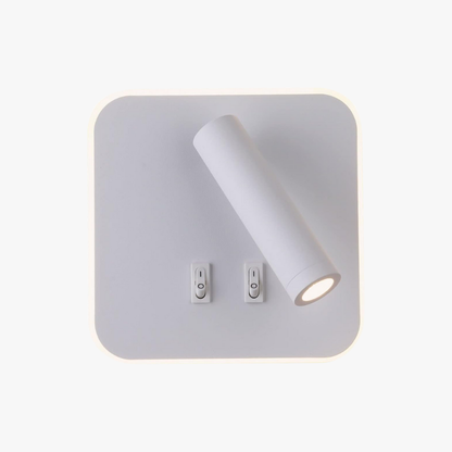 LED Wall Light with Rotating Backlight – Modern Aluminum Fixture for Bathroom, Living Room, or Outdoor Use 8