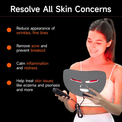 Advanced LED Facial Mask for Acne and Anti Aging