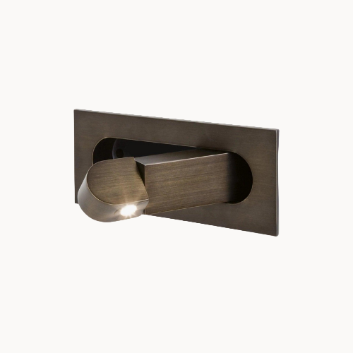 Compact LED Bedside Wall Lamp with Adjustable Arm - Pexav
