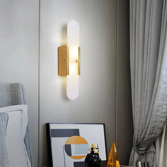Simple Elegant Stone Wall Lamp - Pexav