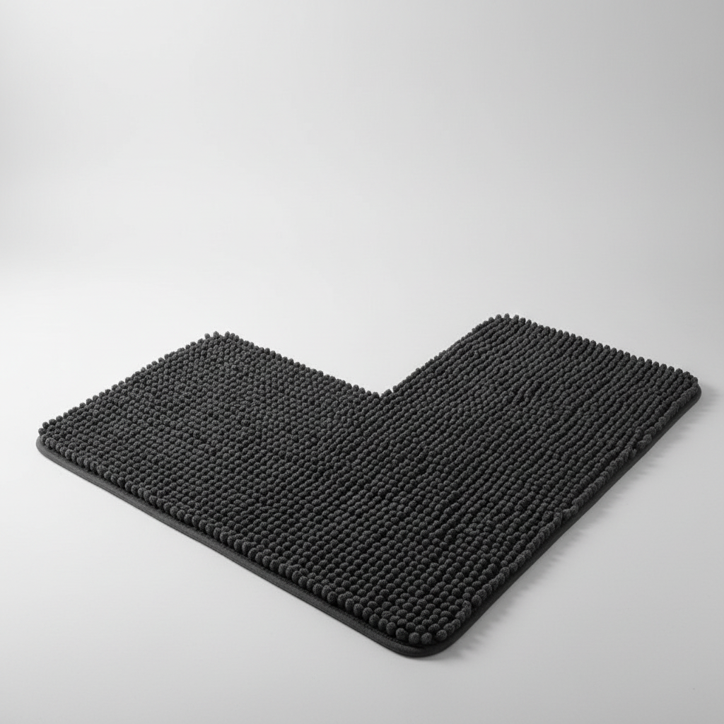 L Geformte Eckbadematte - CornerLuxe