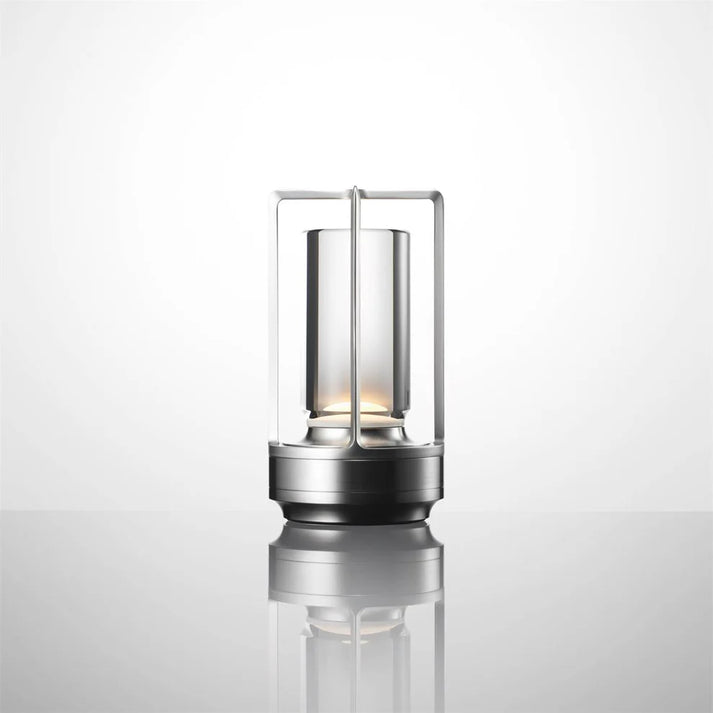 Battery Powered Glass Table Lamp – Compact Mood Lighting