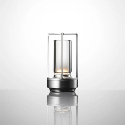 Battery Powered Glass Table Lamp – Compact Mood Lighting