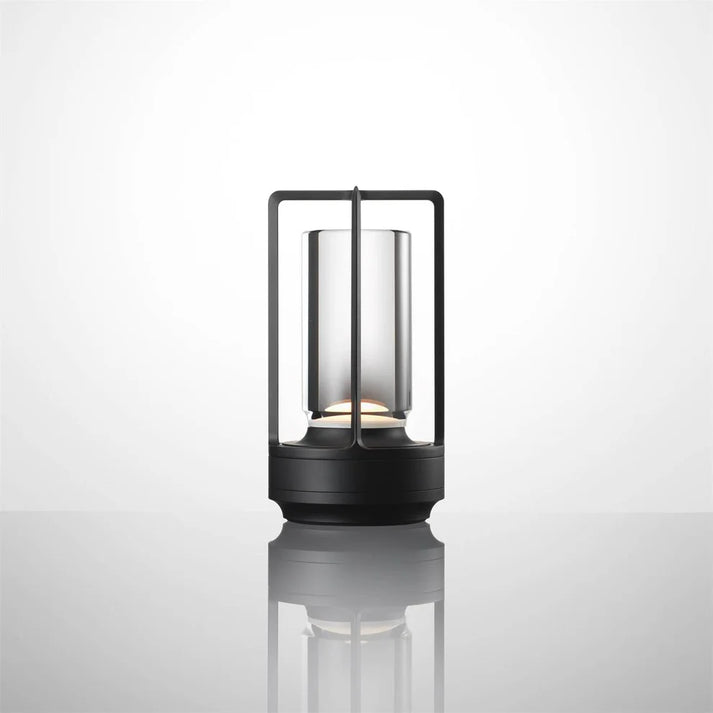 Battery Powered Glass Table Lamp – Compact Mood Lighting