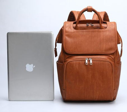 Spacious Premium Leather Baby Bag Backpack - Pexav